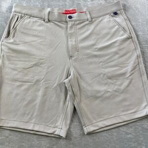 Halsey Sport Shorts Mens 40 Khaki‎ Performance Stretch Activewear Casual Preppy